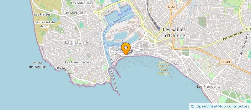 localisation de l'entreprise SYNDICAT DE COPROPRIETE WILSON à LES SABLES D'OLONNE