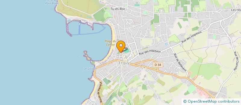 localisation de l'entreprise SYNDICAT DE COPROPRIETES  ERQUY