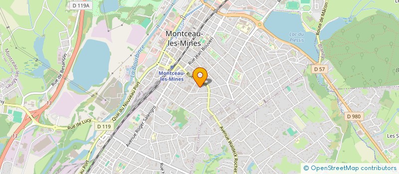 localisation de l'entreprise SYNDICAT DE COPROPRIETES  MONTCEAU-LES-MINES