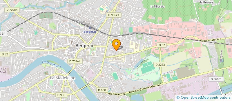 localisation de l'entreprise SYNDICAT DE COPROPRIETES LES CEDRES à BERGERAC