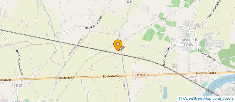 localisation de l'entreprise SYNDICAT DE COPROPRIETES RESIDENCE LE VILLAGE DU GOLF  RIVIERES