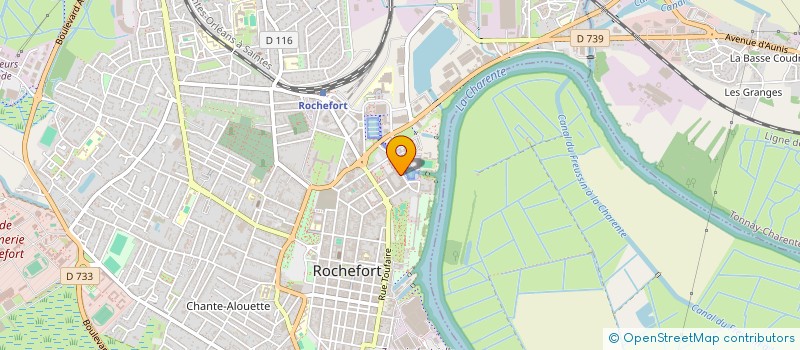 localisation de l'entreprise SYNDICAT DE COPROPRIIETE COMMISSARIAT DE LA MARINE ET ARSENAL ROYAL  ROCHEFORT