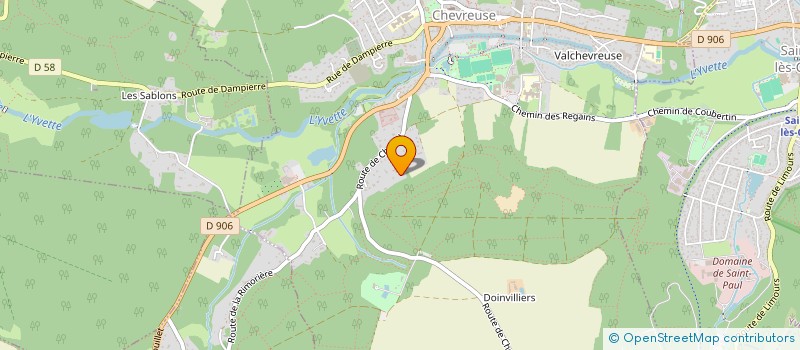 localisation de l'entreprise SYNDICAT DE COPRORIETE  CHEVREUSE