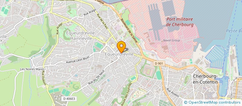 localisation de l'entreprise SYNDICAT DE COPRORPIETE PREVERT  CHERBOURG-EN-COTENTIN