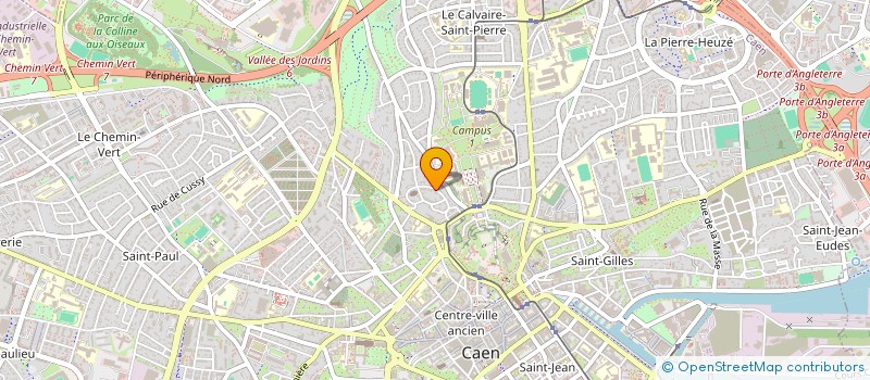 localisation de l'entreprise SYNDICAT DE COPRROPRIETE MALFILATRE à CAEN