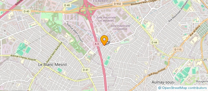 localisation de l'entreprise SYNDICAT DE COROPRIETAIRES à AULNAY-SOUS-BOIS