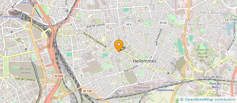localisation de l'entreprise SYNDICAT DE CORPOPRIETE RESIDENCE METROPOLITAIN à LILLE