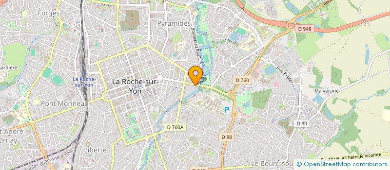 localisation de l'entreprise SYNDICAT DE CORPOPRIETE - TERRASSES DE LYON à LA ROCHE-SUR-YON