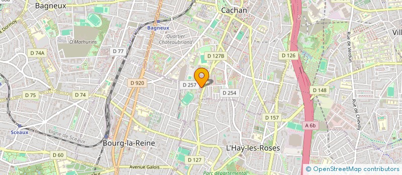 localisation de l'entreprise SYNDICAT DE CORPROPRIETE à CACHAN