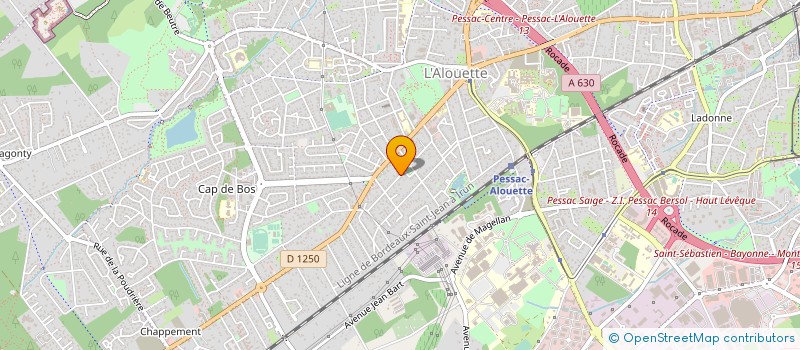 localisation de l'entreprise SYNDICAT DE DEFENSE DE FETES ET DE BIENFAISANCE DES QUARTIERS DE FRANCE ET ENVIRONNANTS COMMUNE DE PESSAC à PESSAC