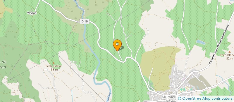 localisation de l'entreprise SYNDICAT DE DEFENSE DES APPELLATIONS D'ORIGINE CONTROLEE LUCQUES DU LANGUEDOC ET HUILE D'OLIVE DU LANGUEDOC  THEZAN-LES-BEZIERS