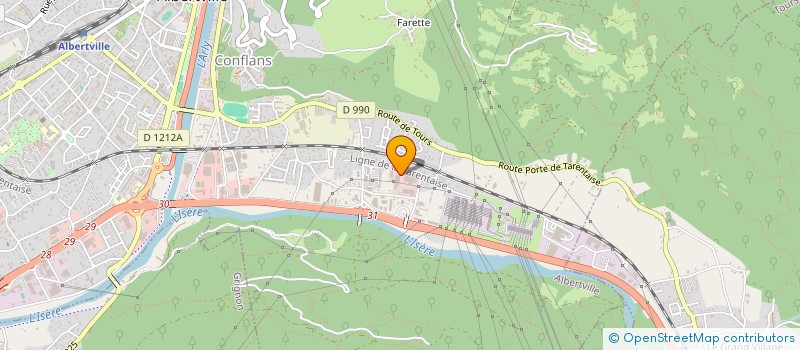 localisation de l'entreprise SYNDICAT DE DEFENSE DU BEAUFORT  ALBERTVILLE