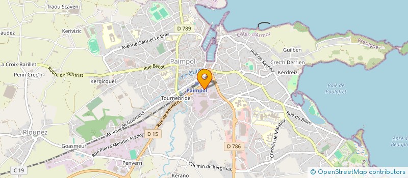 localisation de l'entreprise SYNDICAT DE DEFENSE DU COCQ DE PAIMPOL à PAIMPOL
