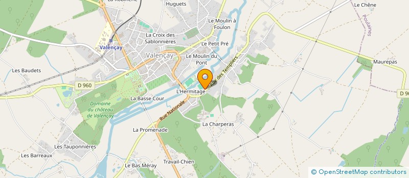 localisation de l'entreprise SYNDICAT DE DEFENSE ET DE PROMOTION DES VINS D'APPELLATION D'ORIGINE CONTROLEE VALENCAY à VALENCAY