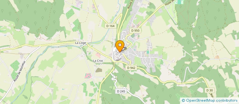 localisation de l'entreprise SYNDICAT DE DEFENSE ET DE PROMOTION DU PORC PLEIN AIR DU VENTOUX à SAULT