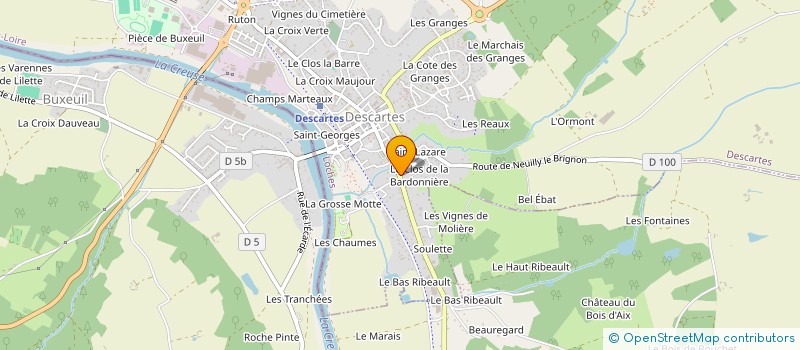 localisation de l'entreprise SYNDICAT DE DISTILLERIE à DESCARTES