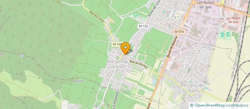 localisation de l'entreprise SYNDICAT DE L' AIRE DE LAVAGE DE MARSANNAY LA COTE ET COUCHEY à MARSANNAY-LA-COTE