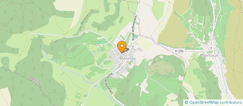 localisation de l'entreprise SYNDICAT DE L'AIRE DE LAVAGE DE SAINT ROMAIN ET MELOISEY  MELOISEY