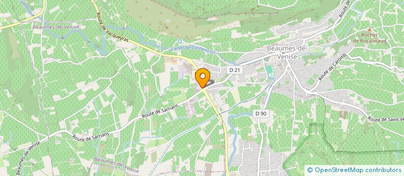 localisation de l'entreprise SYNDICAT DE L'AOC VACQUYERAS à VACQUEYRAS
