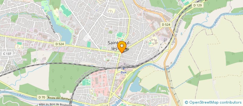 localisation de l'entreprise SYNDICAT DE L AUTOMOBILE à SAINT-PAUL-LES-DAX