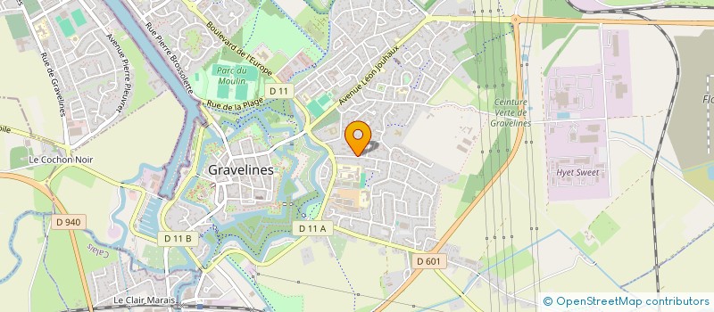 localisation de l'entreprise SYNDICAT DE L'ENSEMBLE IMMOBILIER SAUMON à GRAVELINES