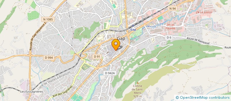 localisation de l'entreprise SYNDICAT DE L'HOTELLERIE DE PLAIN AIR DES HAUTES ALPES  GAP