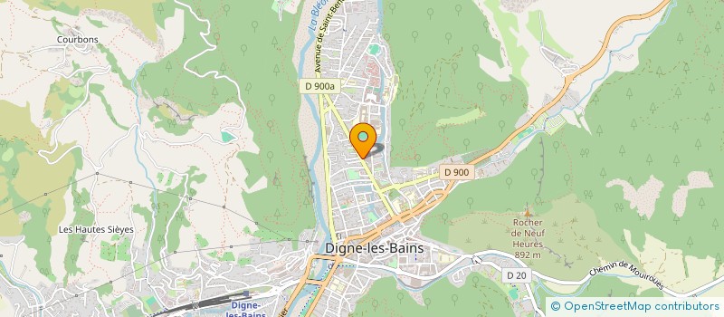 localisation de l'entreprise SYNDICAT DE L'UNION DEPARTEMENTALE UNSA DES ALPES-DE-HAUTE-PROVENCE  DIGNE-LES-BAINS