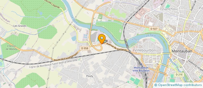 localisation de l'entreprise SYNDICAT DE LA BOUCHERIE  MONTAUBAN