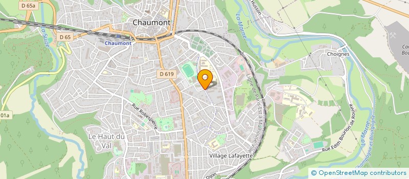 localisation de l'entreprise SYNDICAT DE LA BOULANGERIE à CHAUMONT