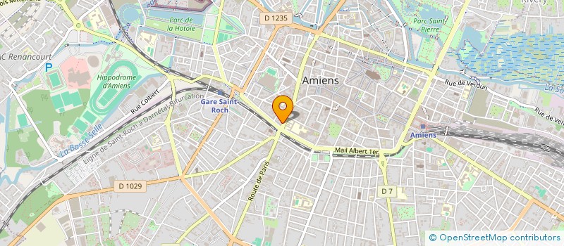 localisation de l'entreprise SYNDICAT DE LA COIFFURE à AMIENS
