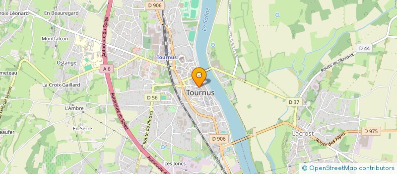 localisation de l'entreprise SYNDICAT DE LA COPROPRIETE GREUZE à TOURNUS
