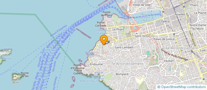 localisation de l'entreprise SYNDICAT DE LA COPROPRIETE LES ILES D OR à MARSEILLE