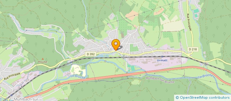 localisation de l'entreprise SYNDICAT DE LA FORET DES 7 COMMUNES à URMATT