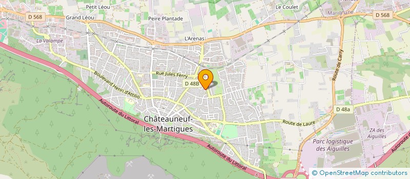 localisation de l'entreprise SYNDICAT DE LA GRANDE FAMILLE DES FORAINS à CHATEAUNEUF-LES-MARTIGUES