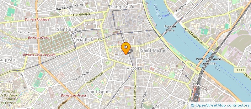 localisation de l'entreprise SYNDICAT DE LA METALLURGIE CGT FO  BORDEAUX