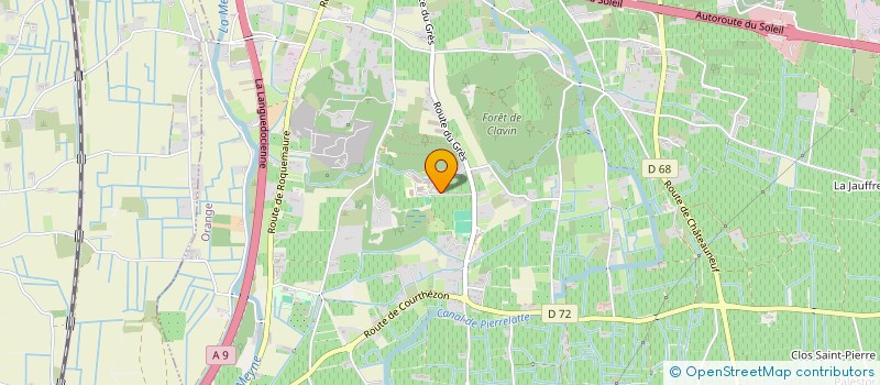 localisation de l'entreprise SYNDICAT DE LA PEPINIERE VITICOLE DU VAUCLUSE  SARRIANS