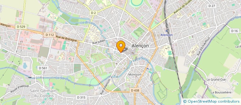 localisation de l'entreprise SYNDICAT DE LA RESIDENCE BRIANTE  ALENCON