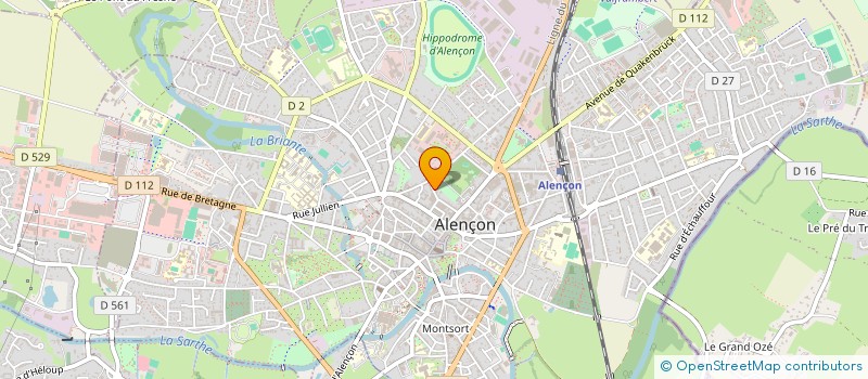 localisation de l'entreprise SYNDICAT DE LA RESIDENCE DES PEUPLIERS à ALENCON