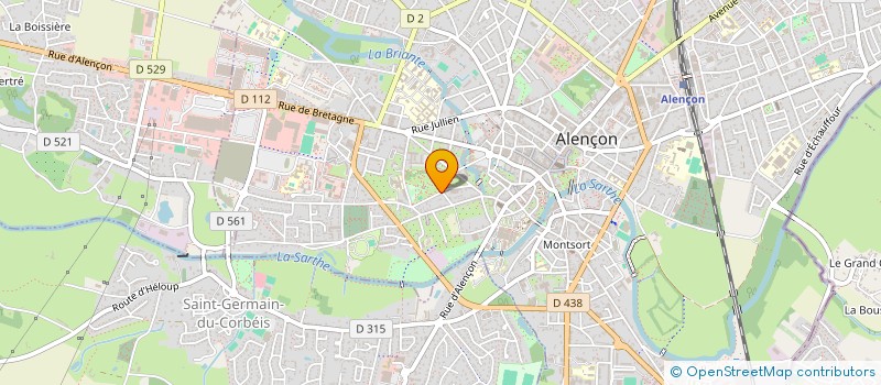 localisation de l'entreprise SYNDICAT DE LA RESIDENCE DES PROMENADES à ALENCON