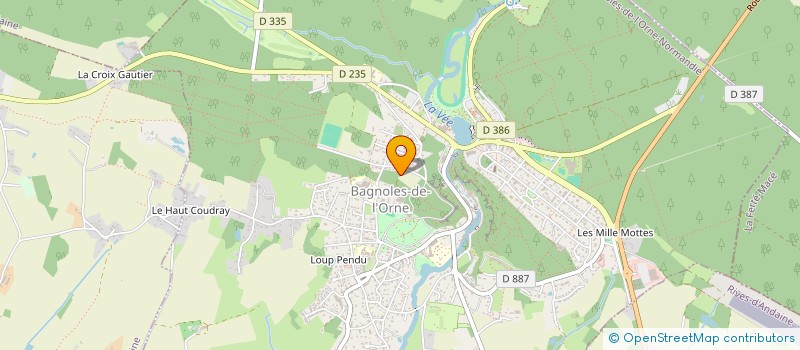 localisation de l'entreprise SYNDICAT DE LA RESIDENCE REGENT à BAGNOLES-DE-L'ORNE-NORMANDIE