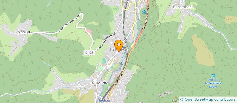 localisation de l'entreprise SYNDICAT DE LA SOURCE DES MINIERES à LA BROQUE