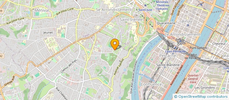 localisation de l'entreprise SYNDICAT DE PROPRIETAIRES L EUROPE  SAINTE-FOY-LES-LYON