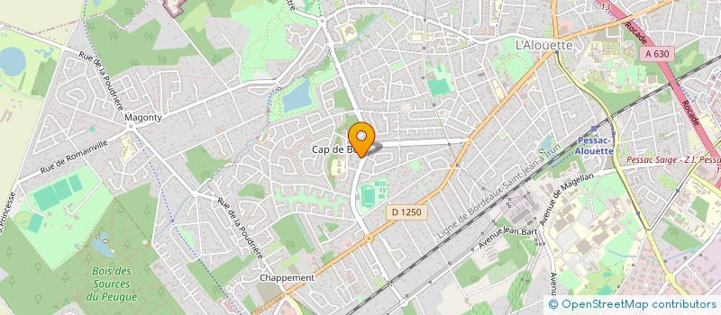 localisation de l'entreprise SYNDICAT DE QUARTIER CAP DE BOS à PESSAC