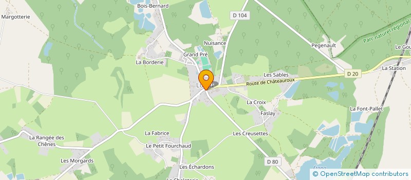 localisation de l'entreprise SYNDICAT DE RAMASSAGE SCOLAIRE DE LUANT à LUANT
