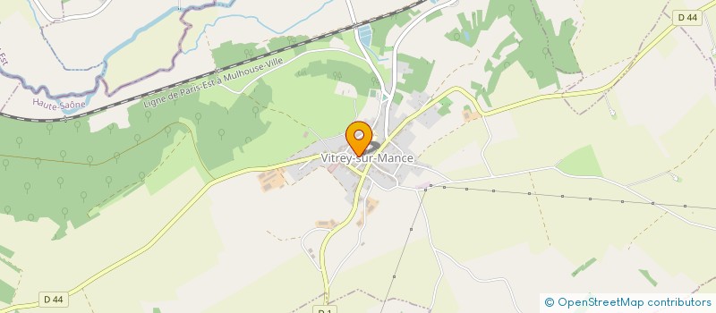 localisation de l'entreprise SYNDICAT DE REGROUPEMENT SCOLAIRE DU SECTEUR DE VITREY  VITREY-SUR-MANCE