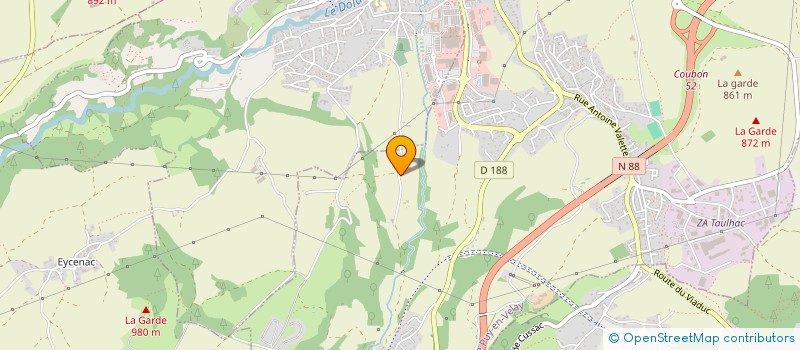 localisation de l'entreprise SYNDICAT DE TAULHAC  LE PUY EN VELAY