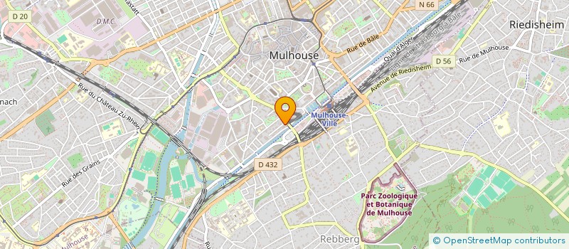 localisation de l'entreprise SYNDICAT DENTAIRE DU HAUT RHIN  MULHOUSE