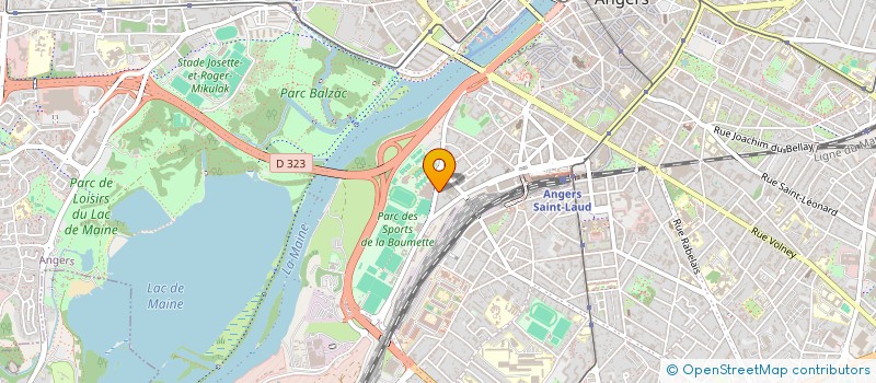 localisation de l'entreprise SYNDICAT DENTAIRE DU MAINE ET LOIRE à ANGERS