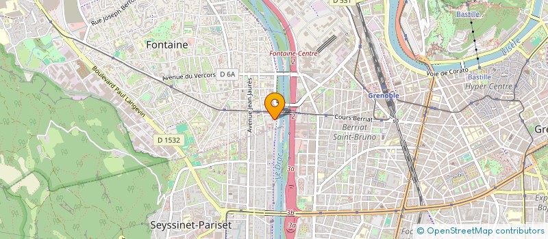 localisation de l'entreprise SYNDICAT DENTAIRE LIBERAL RHONE ALPES  FONTAINE