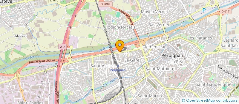 localisation de l'entreprise SYNDICAT DEPART. D'ELEVAGE CAPRIN DES PO  PERPIGNAN